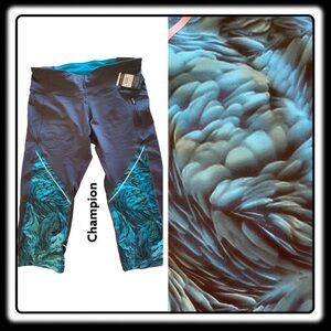 NWT Champion black with Blue floral accents. Size XL.